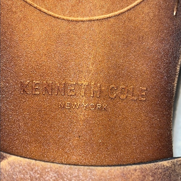 Kenneth Cole Black Leather Loafers Sleek Moccasin Style - Picture 8 of 11